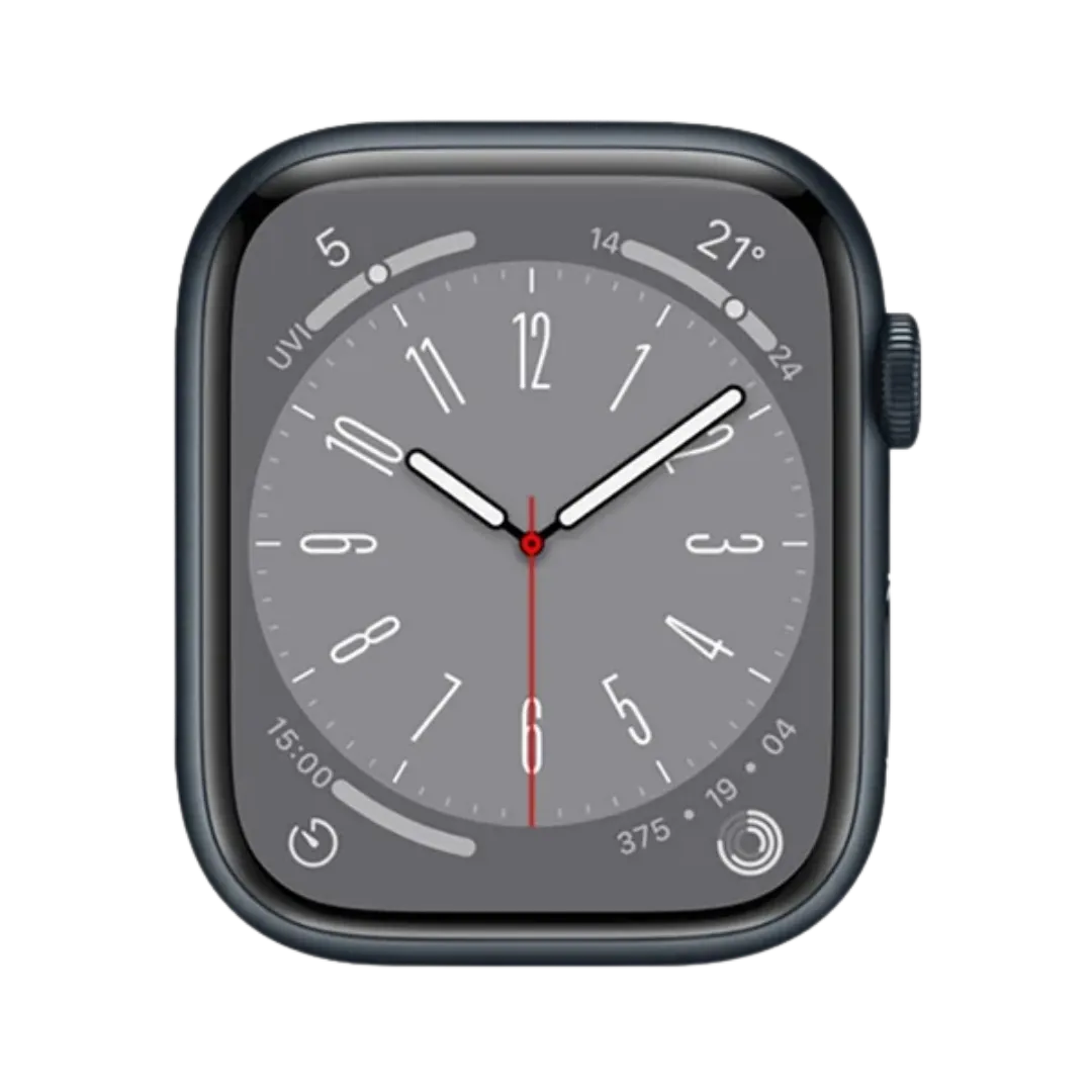 Watch Series 8 NO STRAP 41mm Cellular Midnight Aluminum Grade A