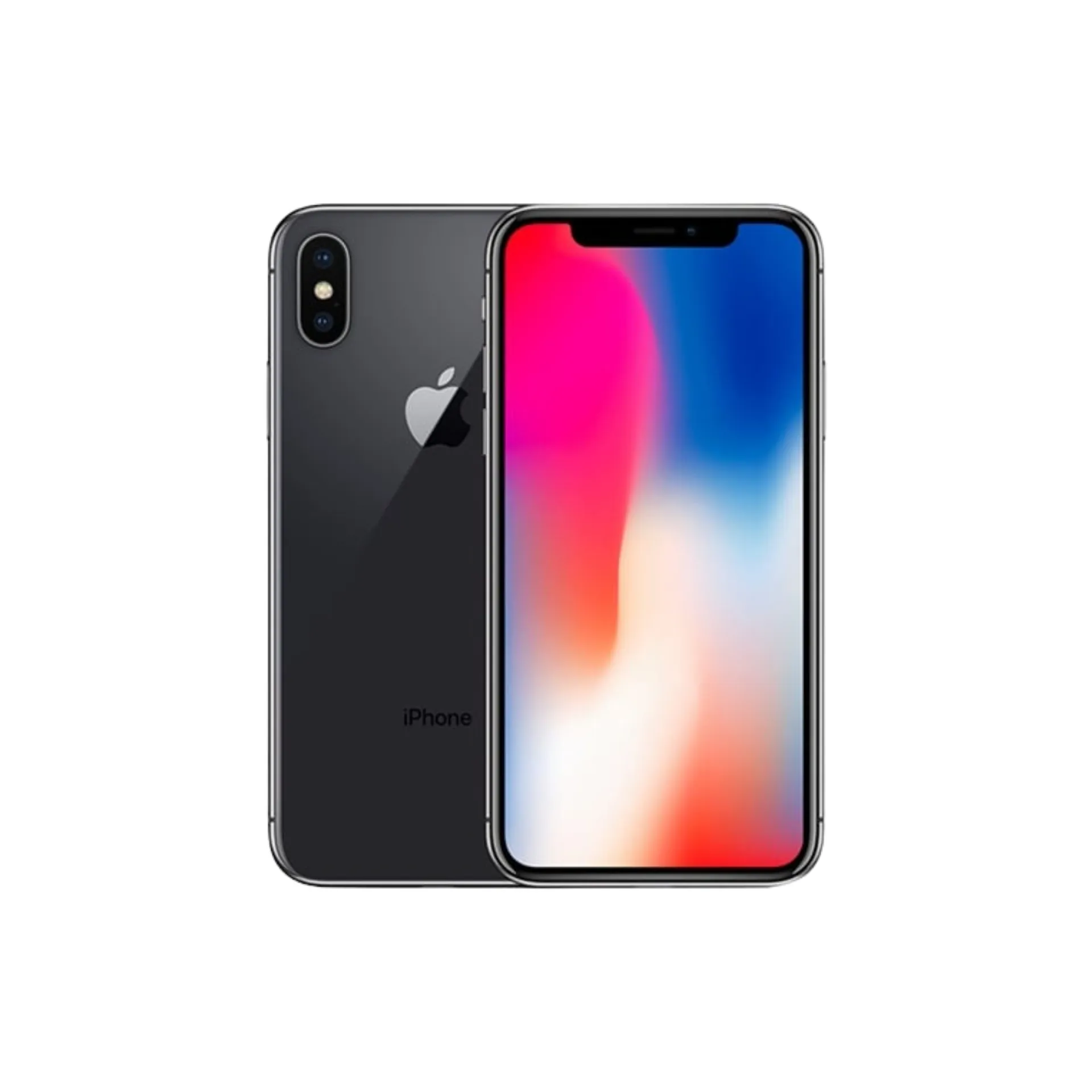 Apple iPhone X Unlocked Silver 64 GB Grade A