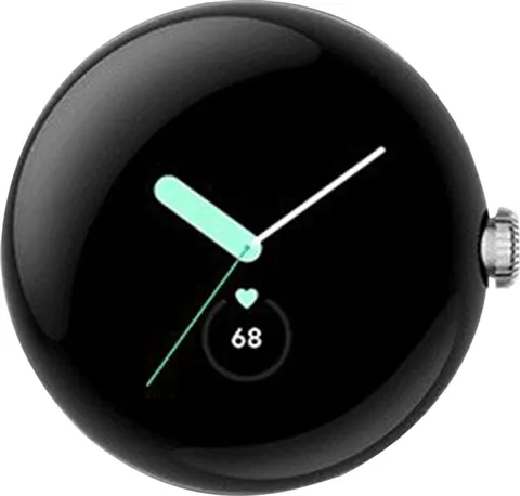 Google Pixel Watch 41mm Polished (LTE) NO STRAP Like New Silver